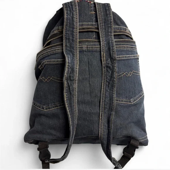 Embroidered Multicolor Backpack - Picture 3 of 4